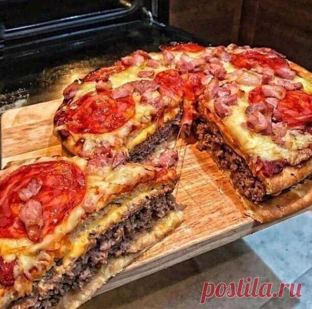 Пицца-пирог
Многослойная пuцца.