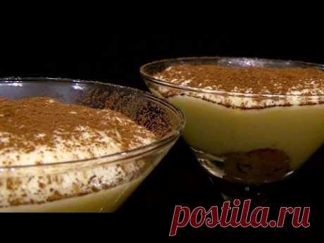 Десерт "Тирамису". Пошаговый видео рецепт.
