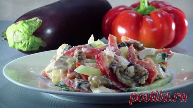 Салат из овощей и курицы | Cherchez la femme