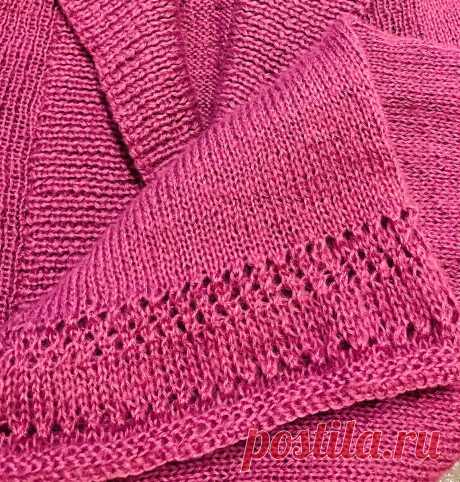 Кардиган. Впервые выбрала для вязания такой смелый цвет. Для новичков. | Сборная солянка | Яндекс Дзен