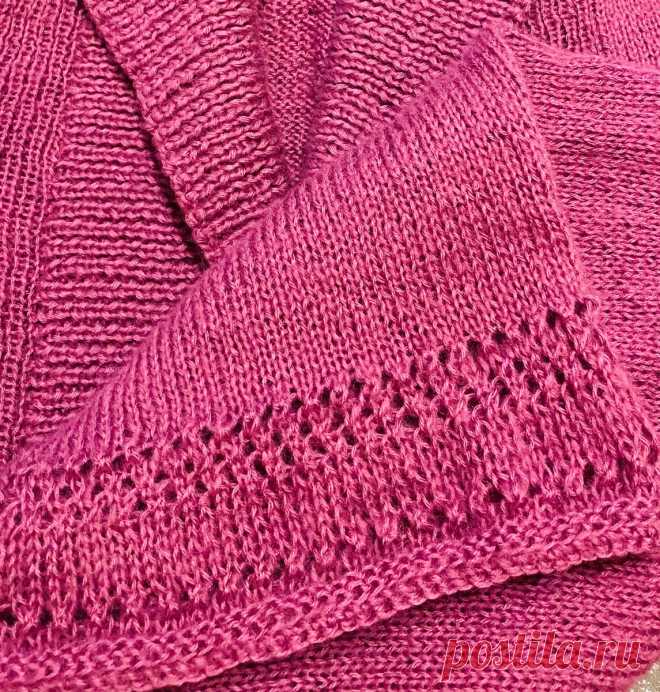 Кардиган. Впервые выбрала для вязания такой смелый цвет. Для новичков. | Сборная солянка | Яндекс Дзен