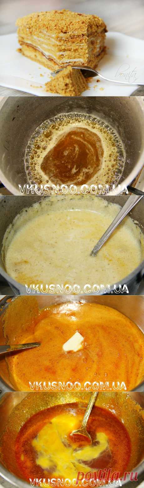 Карамельный медовик - Простые рецепты Овкусе.ру