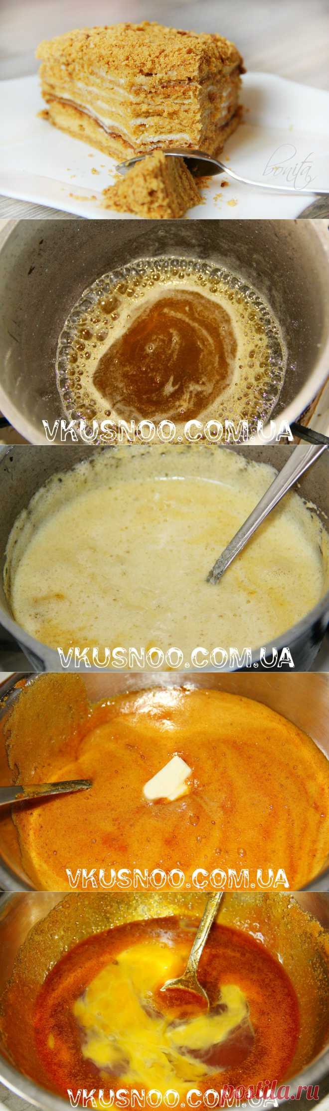 Карамельный медовик - Простые рецепты Овкусе.ру