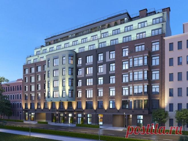 Купить квартиру на Петроградке: жилой комплекс Family Loft Новый клубный дом, который вскоре украсит Большую Разночинную улицу.
Фото: architectguide.ru
Жилой комплекс Family Loft — это еще один проект архитектурного бюр