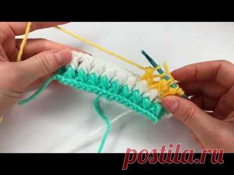 Tunisian double crochet stitch