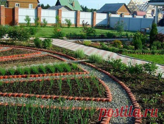 Какой аккуратный огород!