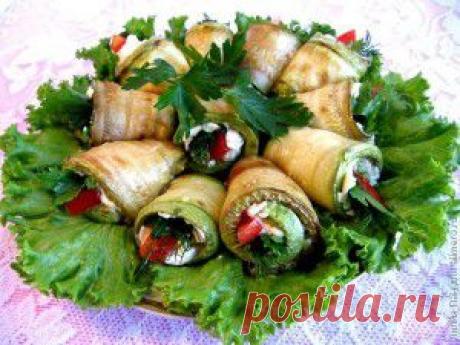 Рулетики из кабачков