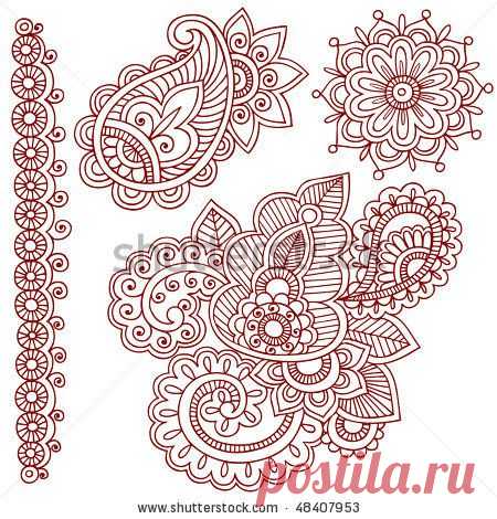 Немножко о росписи хной - mehndi | Путешествуйте вместе с "Tasty facts"