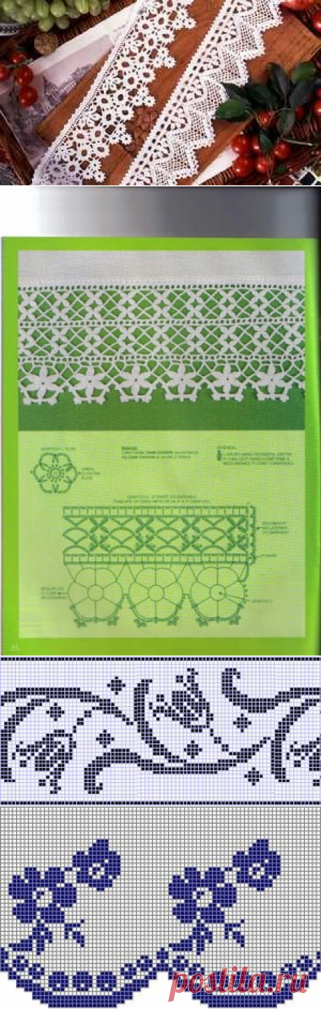 Кайма крючком - Вяжем сети, спицы и крючок - ТВОРЧЕСТВО РУК - Каталог статей - ЛИНИИ ЖИЗНИ