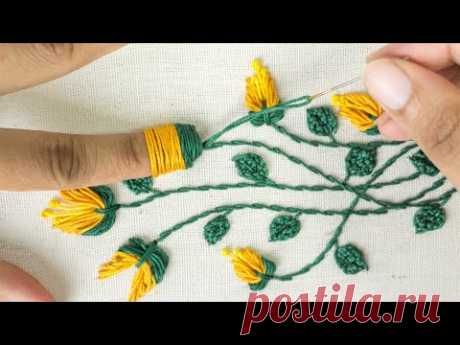 Amazing Hand Embroidery: Learn Flower Ideas with Tricks