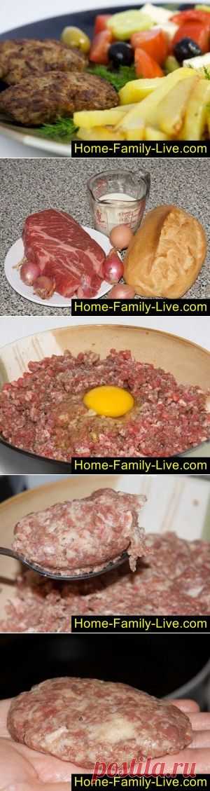 Говяжьи котлеты - пошаговый фоторецепт котлеты из говядиныКулинарные рецепты