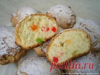 Кексы с цукатами