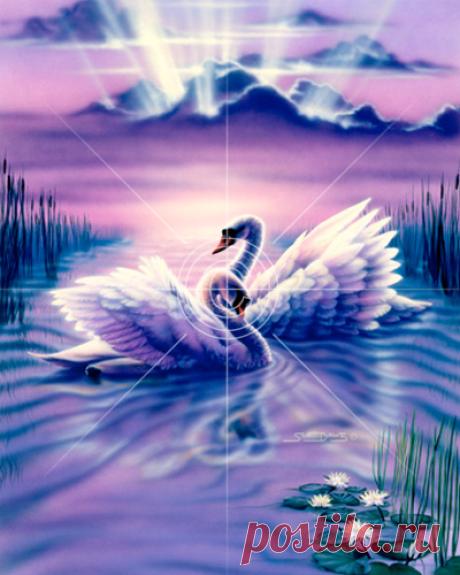 fantasy swans - Google Search