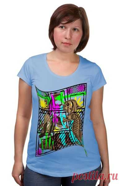 Футболка для беременных "Аквариум." от Printissimo - Printio