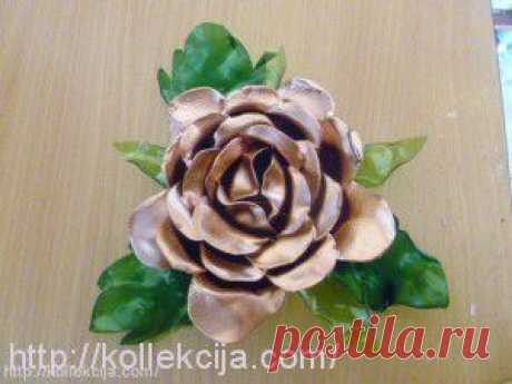 Листья из пластиковых бутылок. Автор Елена Кудинова. | Своими руками