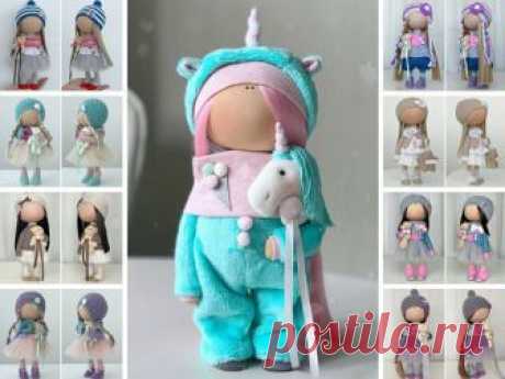 Unicorn Tilda Doll Handmade Fabric Doll Poupée Art Doll Bambole Rag Doll Muñecas Green Winter Decor Doll Textile Cloth Doll by Yulia K Unicorn Tilda Doll Handmade Fabric Doll Poupée Art Doll Bambole Rag Doll Muñecas Green Winter Decor Doll Textile Cloth Doll by Yulia K __________________________________________________________________________________________   Hello, dear visitors!  This is handmade textile doll