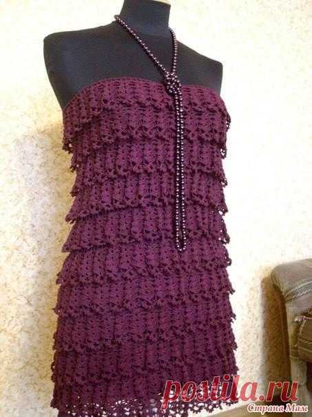 Узор крючком для платья