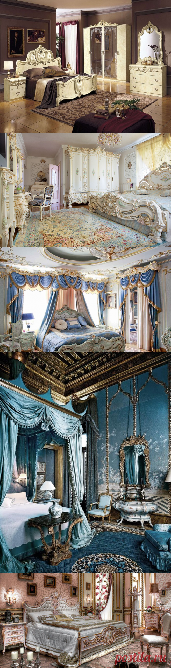 Bedrooms in the Rococo Style | Interior Design Pictures