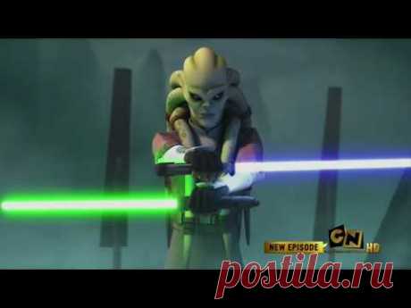 Jedi Master Kit Fisto vs General Grievous - YouTube