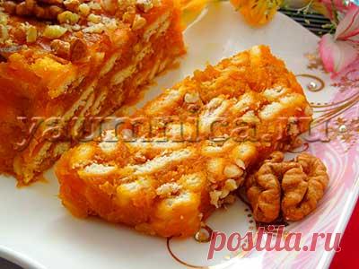 Торт из моркови без выпечки: фото рецепт, пошаговый рецепт, приготовление