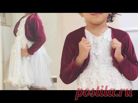 Shrug Stitching | Kids Velvet Shrug