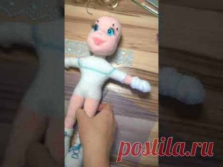 Сборка и утяжка куклы Зима. Этап 8