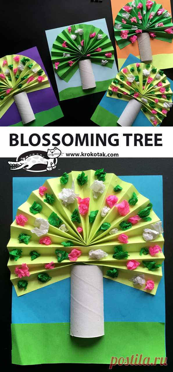 BLOSSOMING TREE children activities, more than 2000 coloring pages