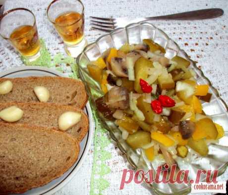 Салат &quot;Під чарочку&quot; / Овочеві салати / Кукорама — смачні рецепти!