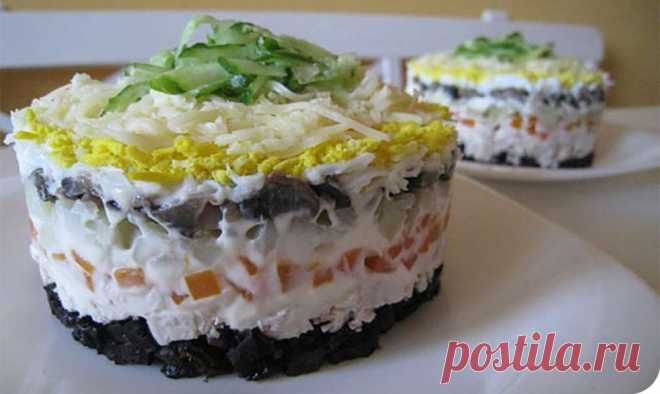 Вкусный рецепт салата 