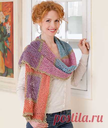 Wrap Me Shawl | Red Heart