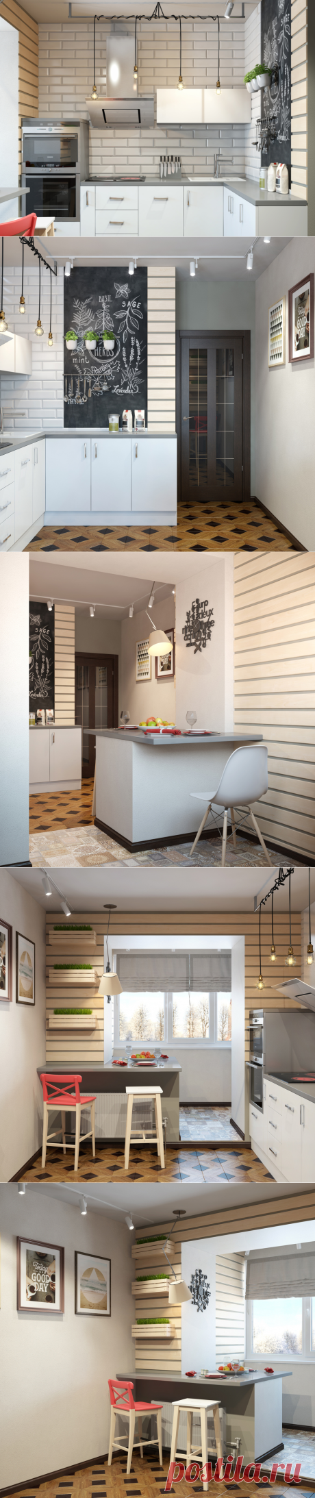 Как увеличить площадь кухни: классный проект в Сургуте |