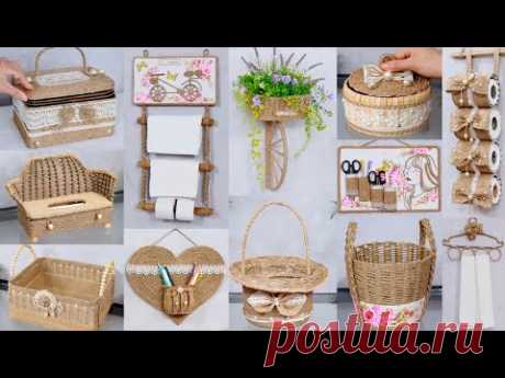 Super surprise🔥12 Useful Jute Craft Ideas are recycled Waste Material