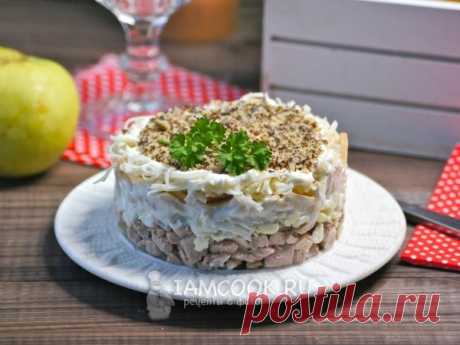 Салат «Анютка» — рецепт с фото Вкусный, несложный салат «Анютка» для любого застолья.