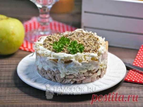 Салат «Анютка» — рецепт с фото Вкусный, несложный салат «Анютка» для любого застолья.