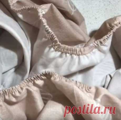Как своими руками сшить простыню на резинке