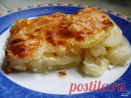 Картошка, запеченная под сыром в духовке - пошаговый кулинарный рецепт на Повар.ру