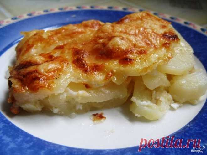 Картошка, запеченная под сыром в духовке - пошаговый кулинарный рецепт на Повар.ру
