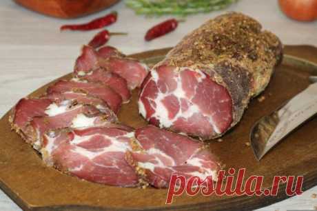 Мясо, вяленое в домашних условиях - пошаговый рецепт с фото на Повар.ру