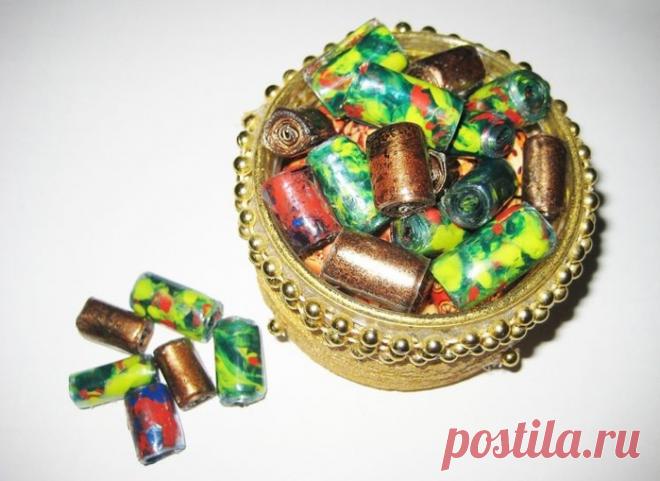 Пластиковые бусины