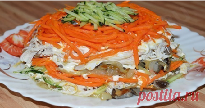 Салат “Восторг” оригинальный и безумно вкусный, не имеет никаких сложностей в приготовлении
