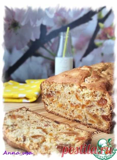 Кекс с изюмом, курагой и сливочным сыром - кулинарный рецепт