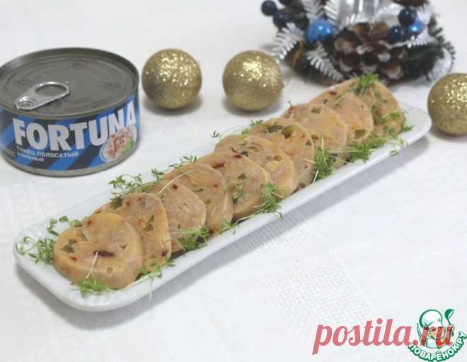 Сырный рулет с тунцом – кулинарный рецепт
