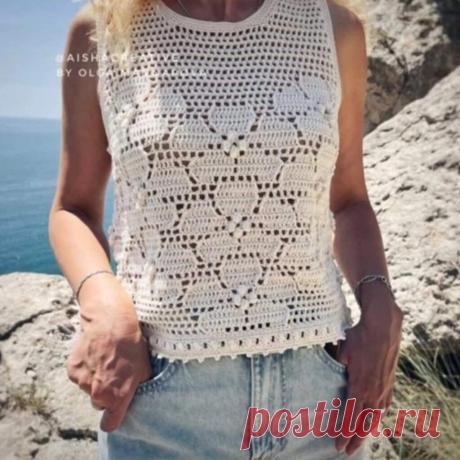 Вязаные крючком блузки: легкие, стильные и свежие вещи для лета!