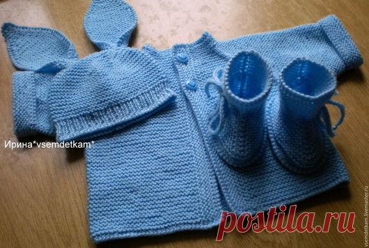 Купить Комплект детский вязаный 