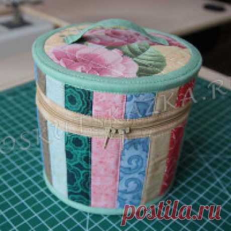 Мастер-класс по пошиву текстильной шкатулки В этом мастер-классе мы протестируем новый уплотнитель – фетр жесткий, а также уменьшим запасы наших лоскутных обрезков (вновь воспользуемся «мусорной корзиной»).