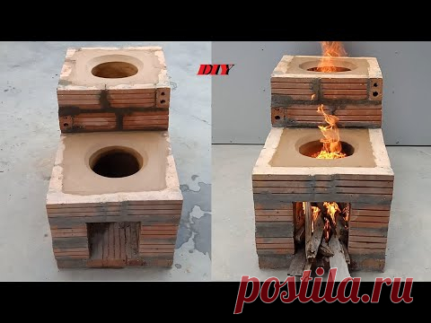 Бездымная печь.