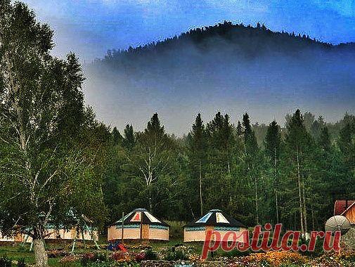 Утро в Катон-Карагай(Казахстан)