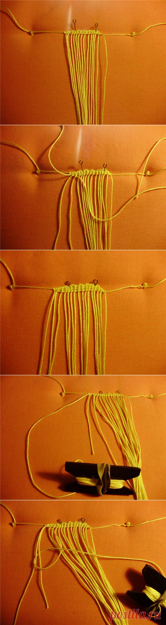 Как сделать розу в технике макроме?.