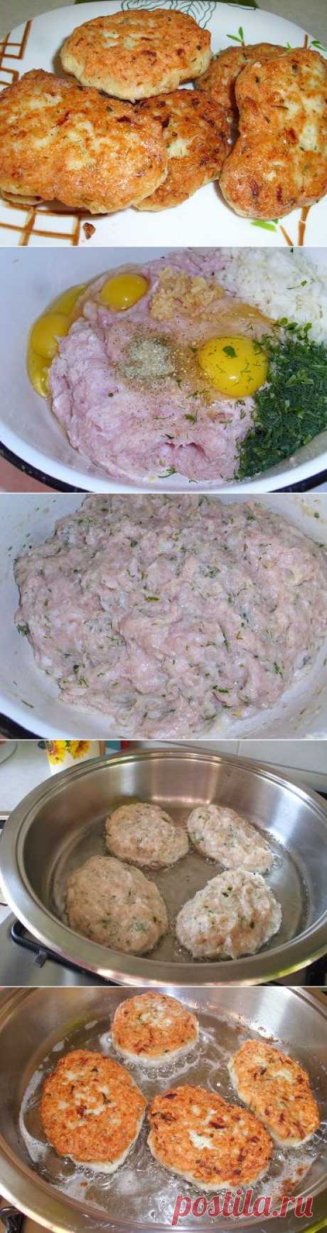 Пышные котлеты из куриного фарша с манкой