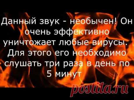 ВАКЦИНА есть! Мы его победим ! Вирус боится этого звука! Достаточно прослушать несколько раз в день